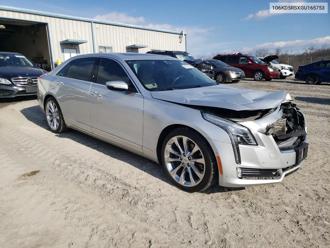 2016 Cadillac Ct6 Luxury VIN: 1G6KD5RSXGU165753 Lot: 80751434