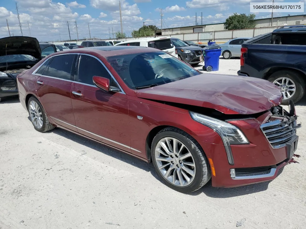 2017 Cadillac Ct6 Luxury VIN: 1G6KE5R68HU170175 Lot: 69123594