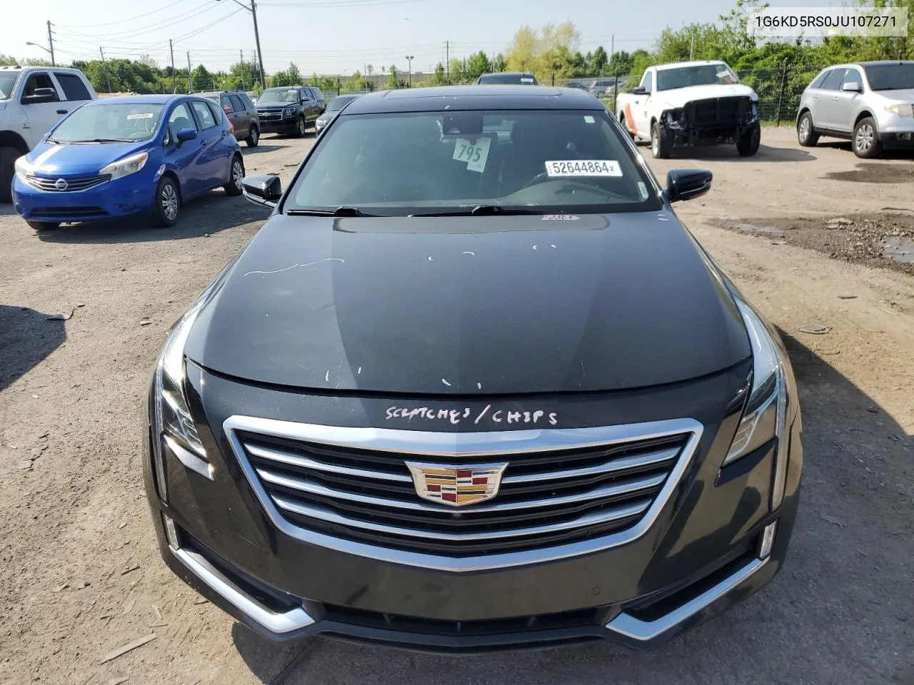 2018 Cadillac Ct6 Luxury VIN: 1G6KD5RS0JU107271 Lot: 52644864