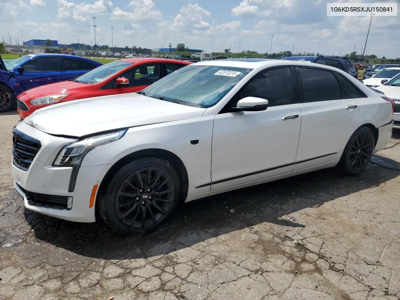 2018 Cadillac Ct6 Luxury VIN: 1G6KD5RSXJU150841 Lot: 62670224