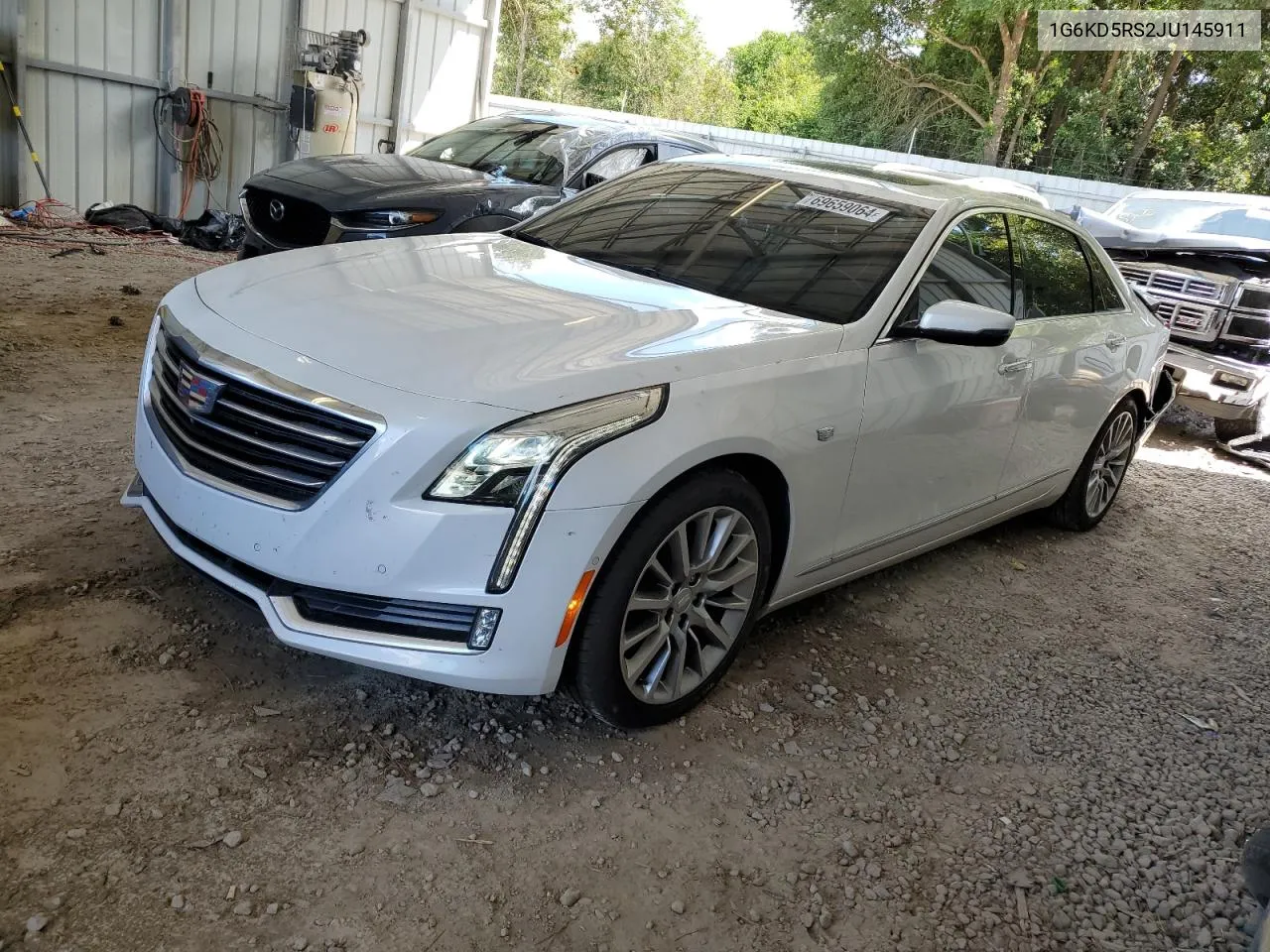 2018 Cadillac Ct6 Luxury VIN: 1G6KD5RS2JU145911 Lot: 69659064