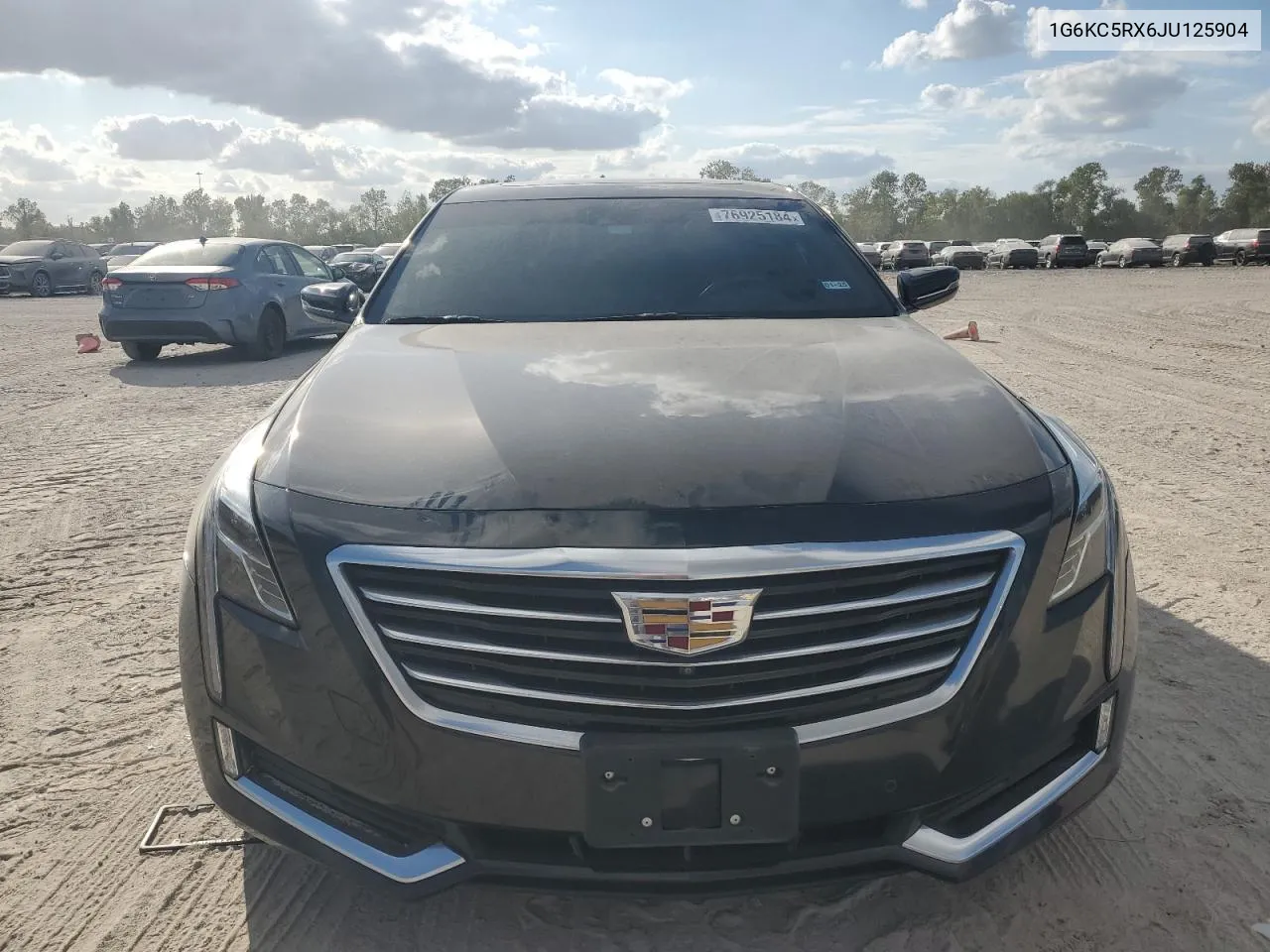 2018 Cadillac Ct6 Luxury VIN: 1G6KC5RX6JU125904 Lot: 76925184