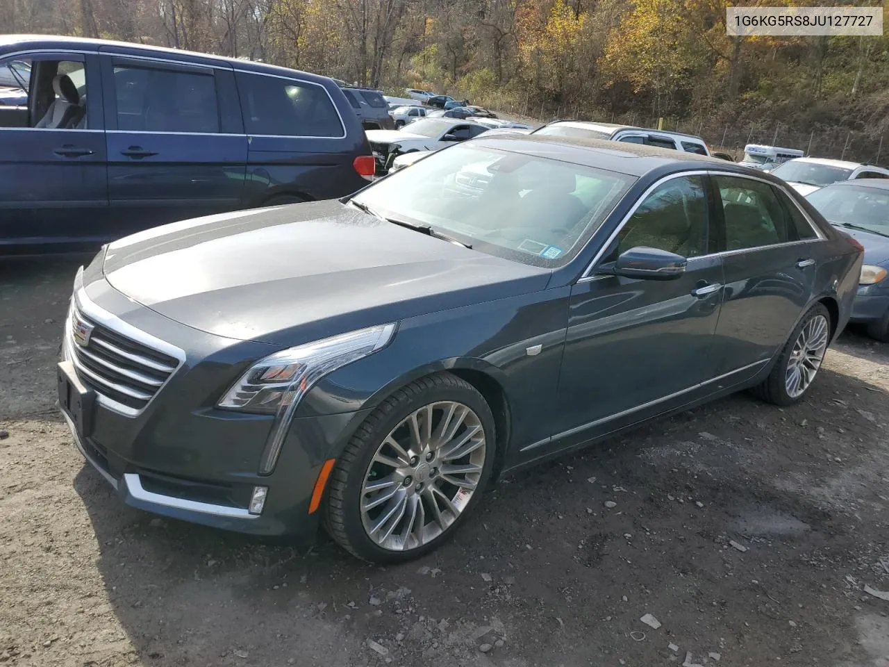 2018 Cadillac Ct6 Premium Luxury Csav VIN: 1G6KG5RS8JU127727 Lot: 77895304