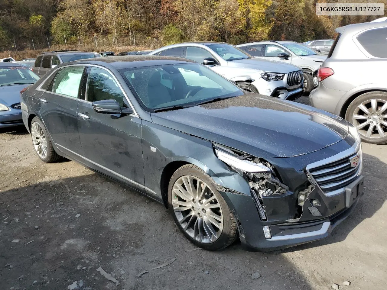 2018 Cadillac Ct6 Premium Luxury Csav VIN: 1G6KG5RS8JU127727 Lot: 77895304