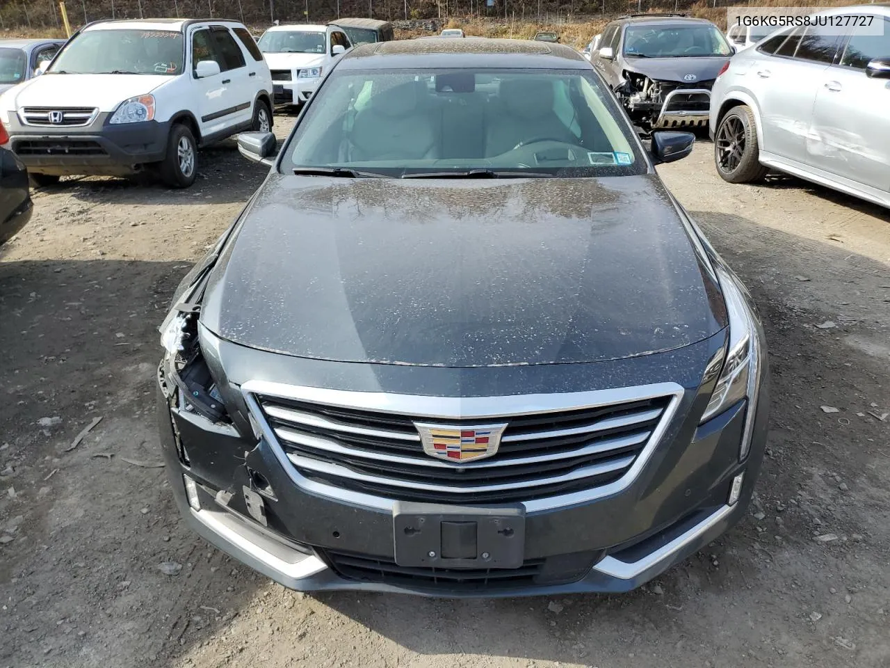 2018 Cadillac Ct6 Premium Luxury Csav VIN: 1G6KG5RS8JU127727 Lot: 77895304