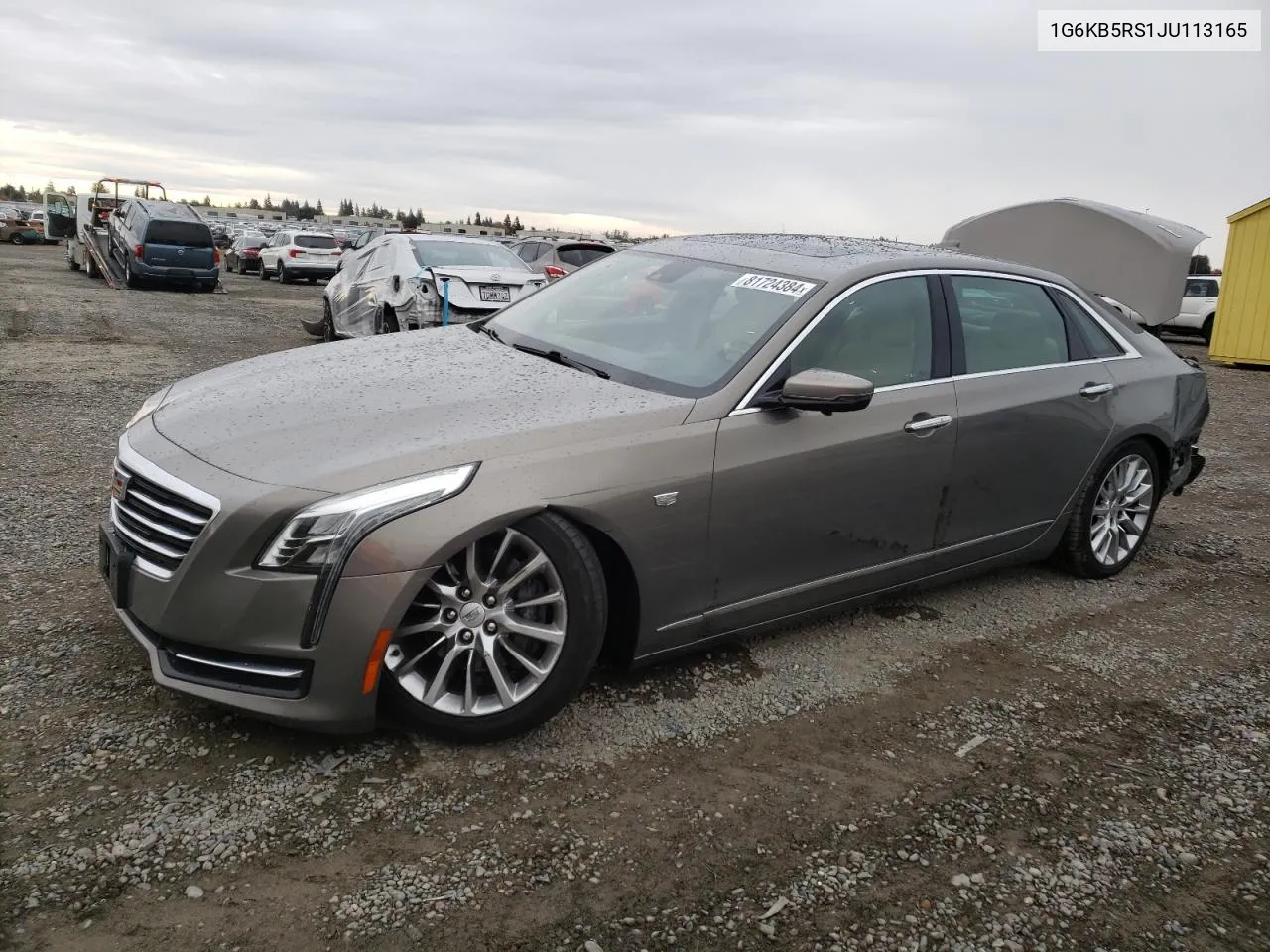 2018 Cadillac Ct6 VIN: 1G6KB5RS1JU113165 Lot: 81724384