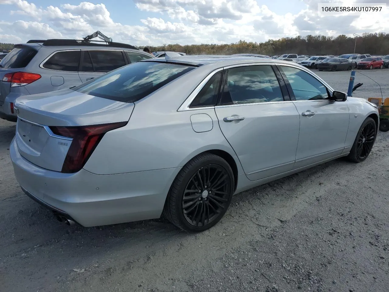 1G6KE5RS4KU107997 2019 Cadillac Ct6 Premium Luxury Csav