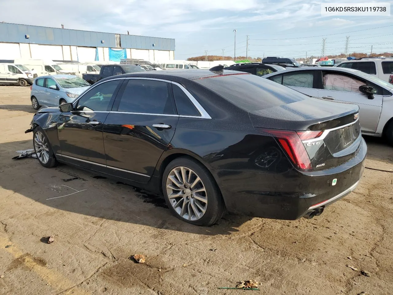 2019 Cadillac Ct6 Premium Luxury VIN: 1G6KD5RS3KU119738 Lot: 79476034