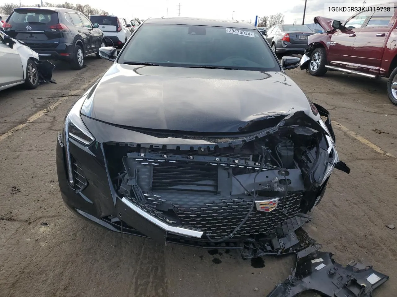 2019 Cadillac Ct6 Premium Luxury VIN: 1G6KD5RS3KU119738 Lot: 79476034