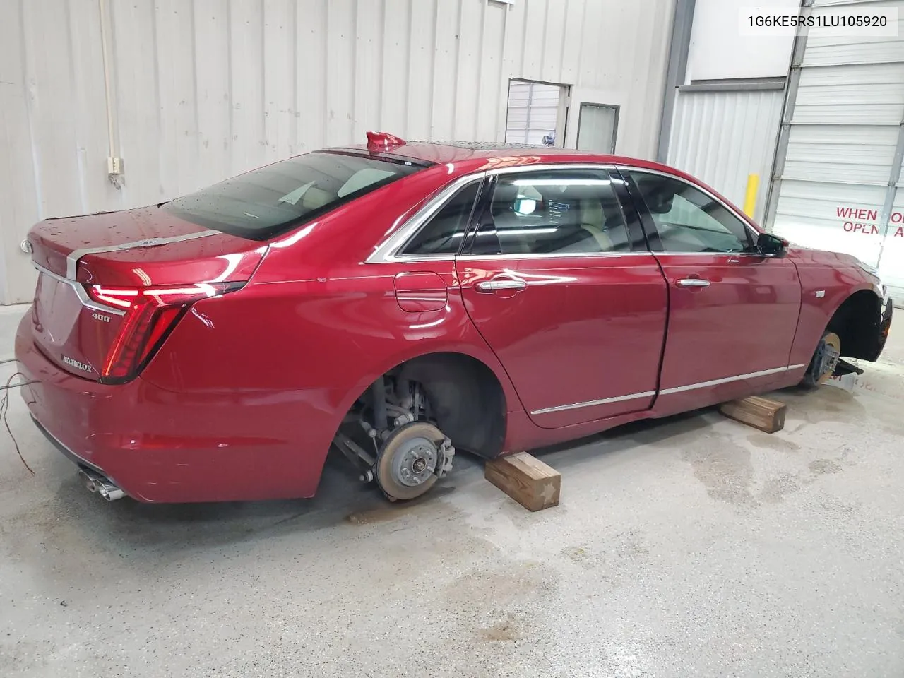 2020 Cadillac Ct6 Luxury Csav VIN: 1G6KE5RS1LU105920 Lot: 62070494