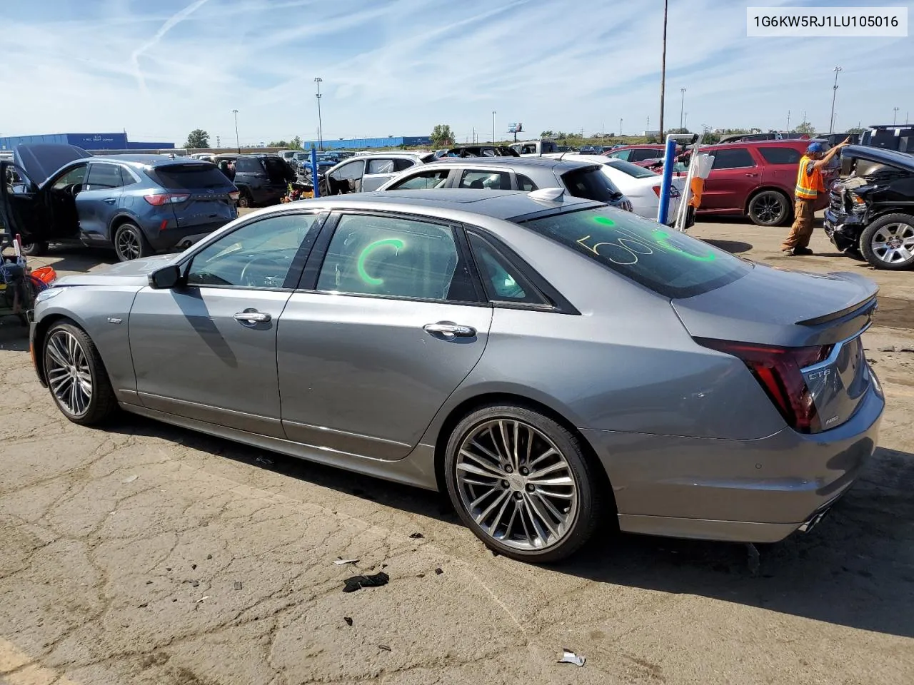 2020 Cadillac Ct6-V VIN: 1G6KW5RJ1LU105016 Lot: 70835714