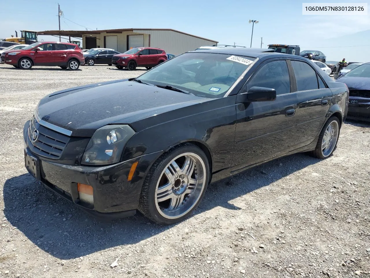 2003 Cadillac Cts VIN: 1G6DM57N830128126 Lot: 60842444