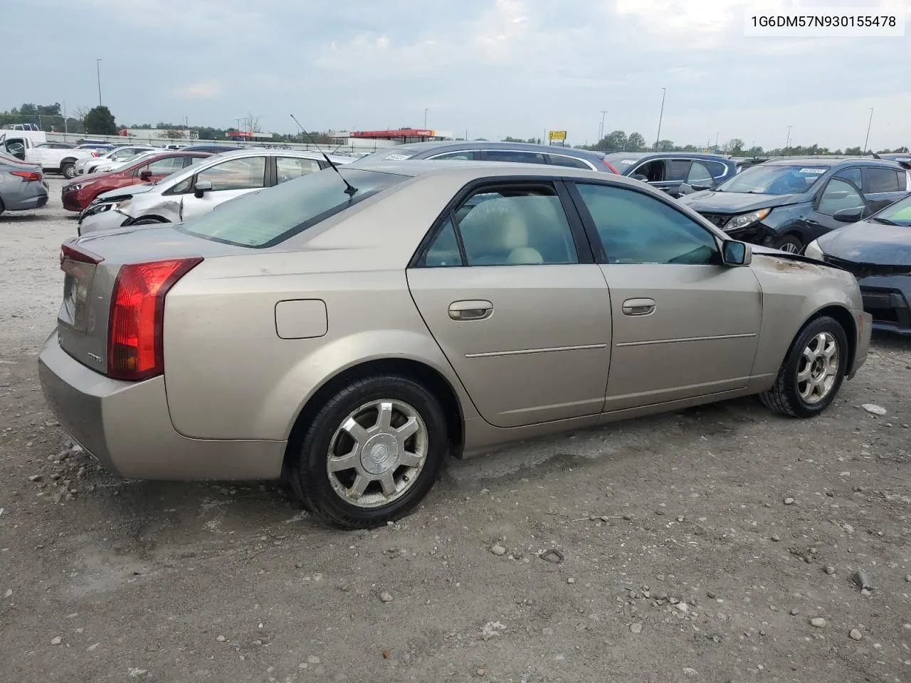 2003 Cadillac Cts VIN: 1G6DM57N930155478 Lot: 69695244