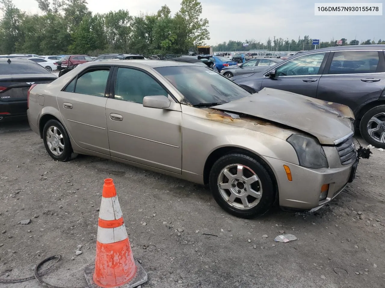 2003 Cadillac Cts VIN: 1G6DM57N930155478 Lot: 69695244