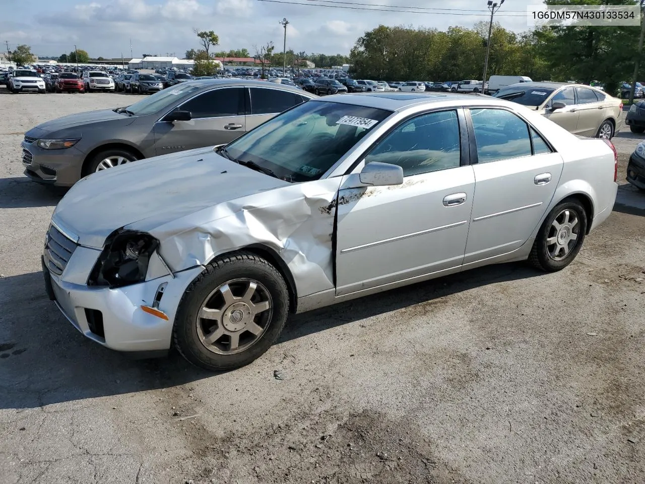 2003 Cadillac Cts VIN: 1G6DM57N430133534 Lot: 72477954