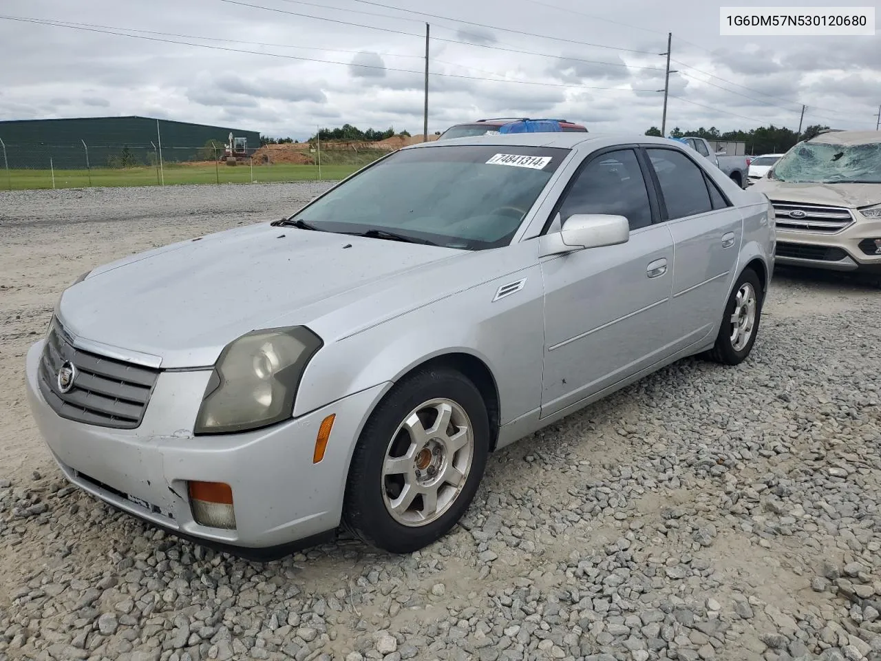 2003 Cadillac Cts VIN: 1G6DM57N530120680 Lot: 74841314