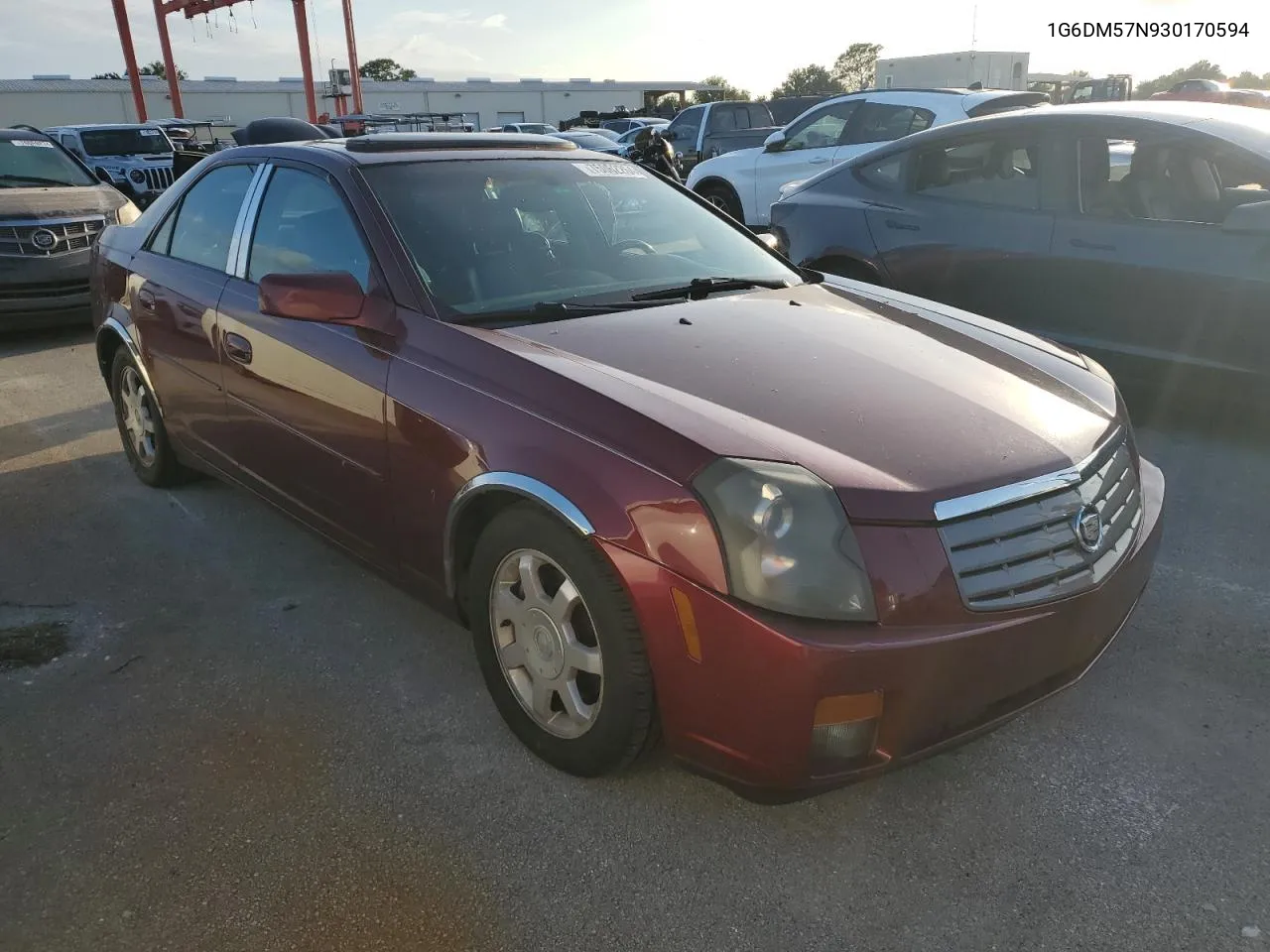 2003 Cadillac Cts VIN: 1G6DM57N930170594 Lot: 75062264