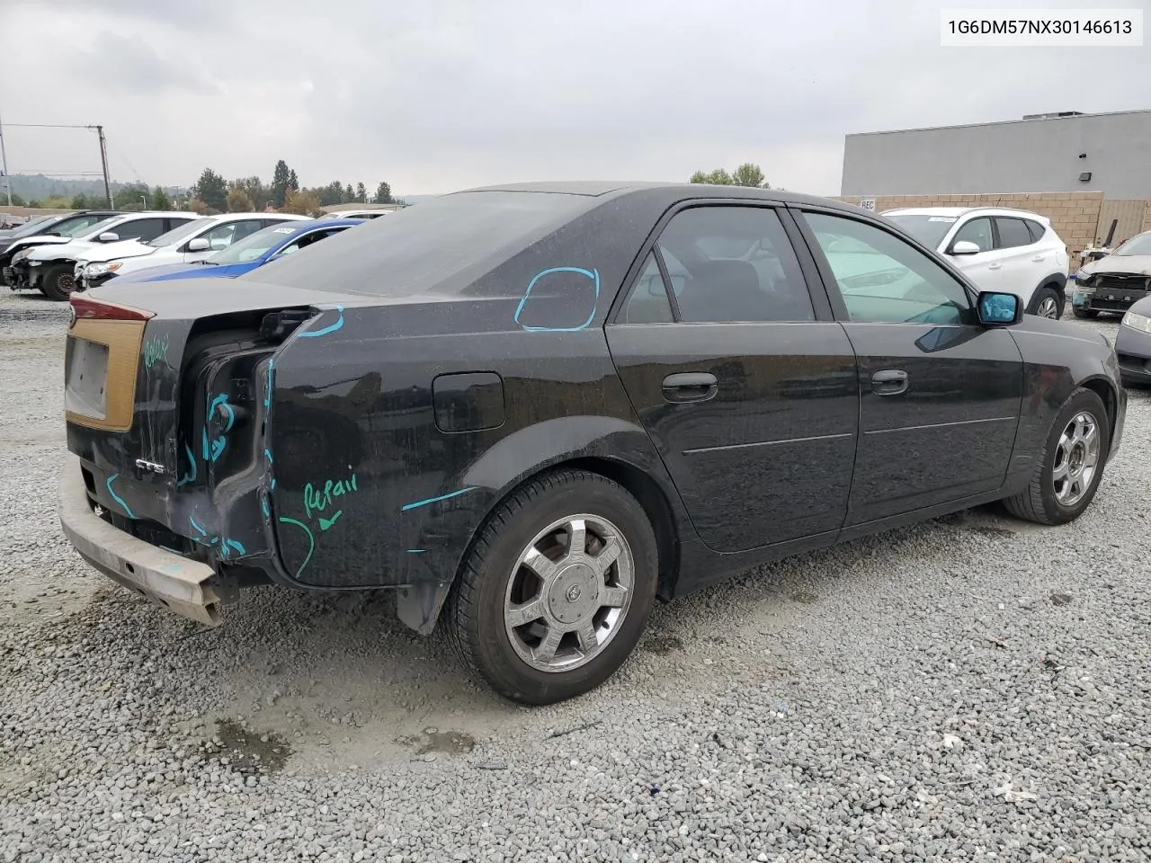 2003 Cadillac Cts VIN: 1G6DM57NX30146613 Lot: 76741474