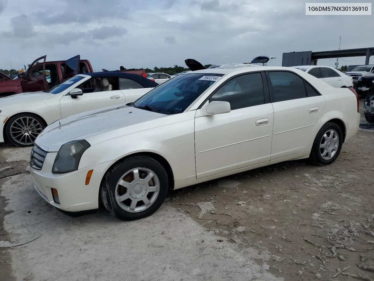 1G6DM57NX30136910 2003 Cadillac Cts