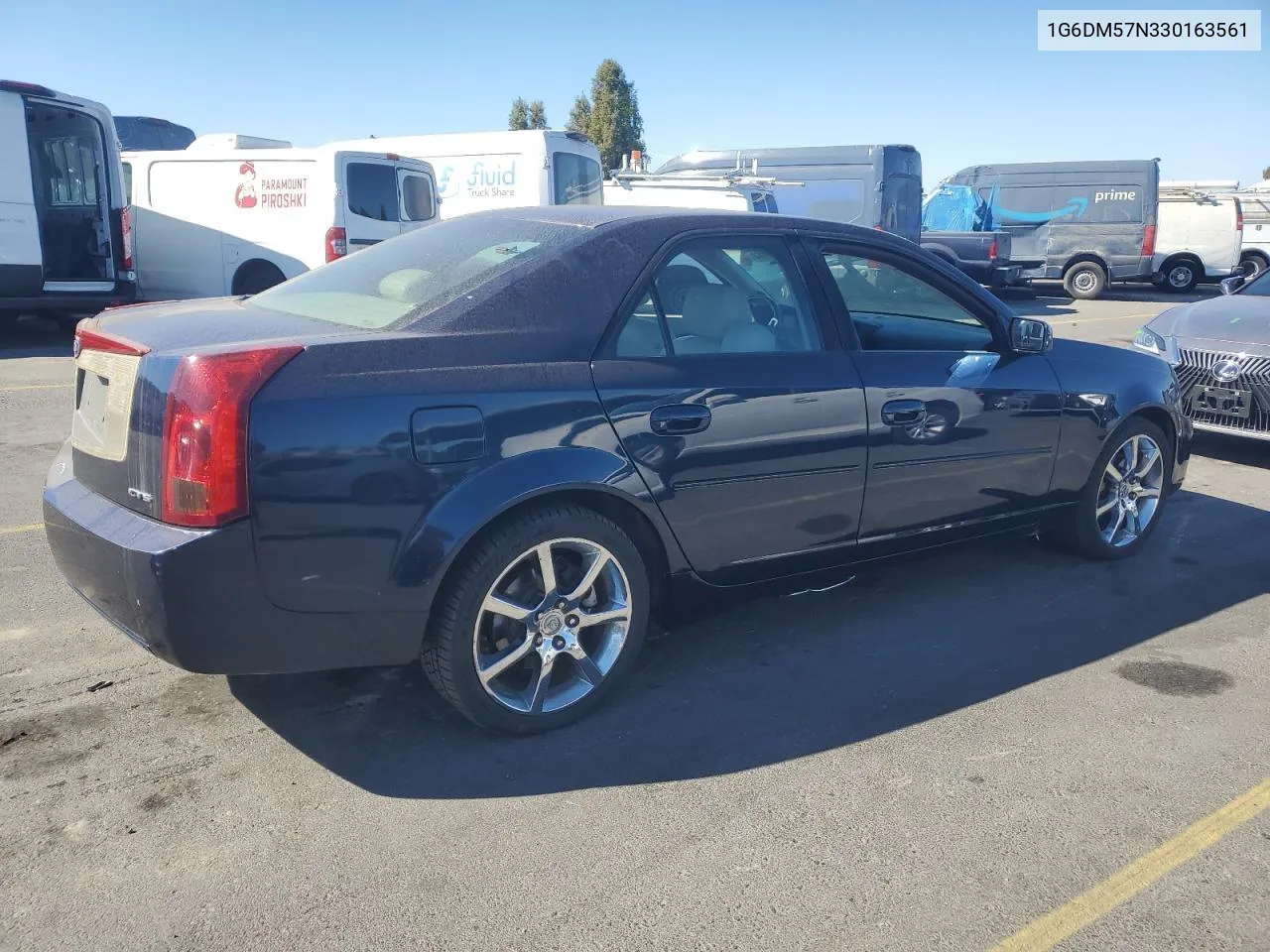 2003 Cadillac Cts VIN: 1G6DM57N330163561 Lot: 77894164