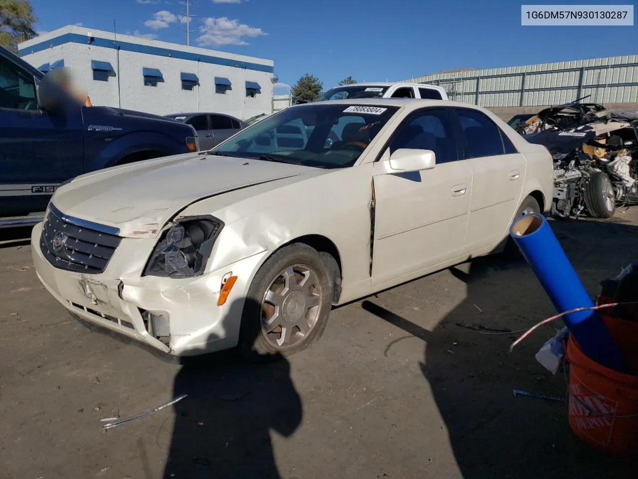 2003 Cadillac Cts VIN: 1G6DM57N930130287 Lot: 78083804