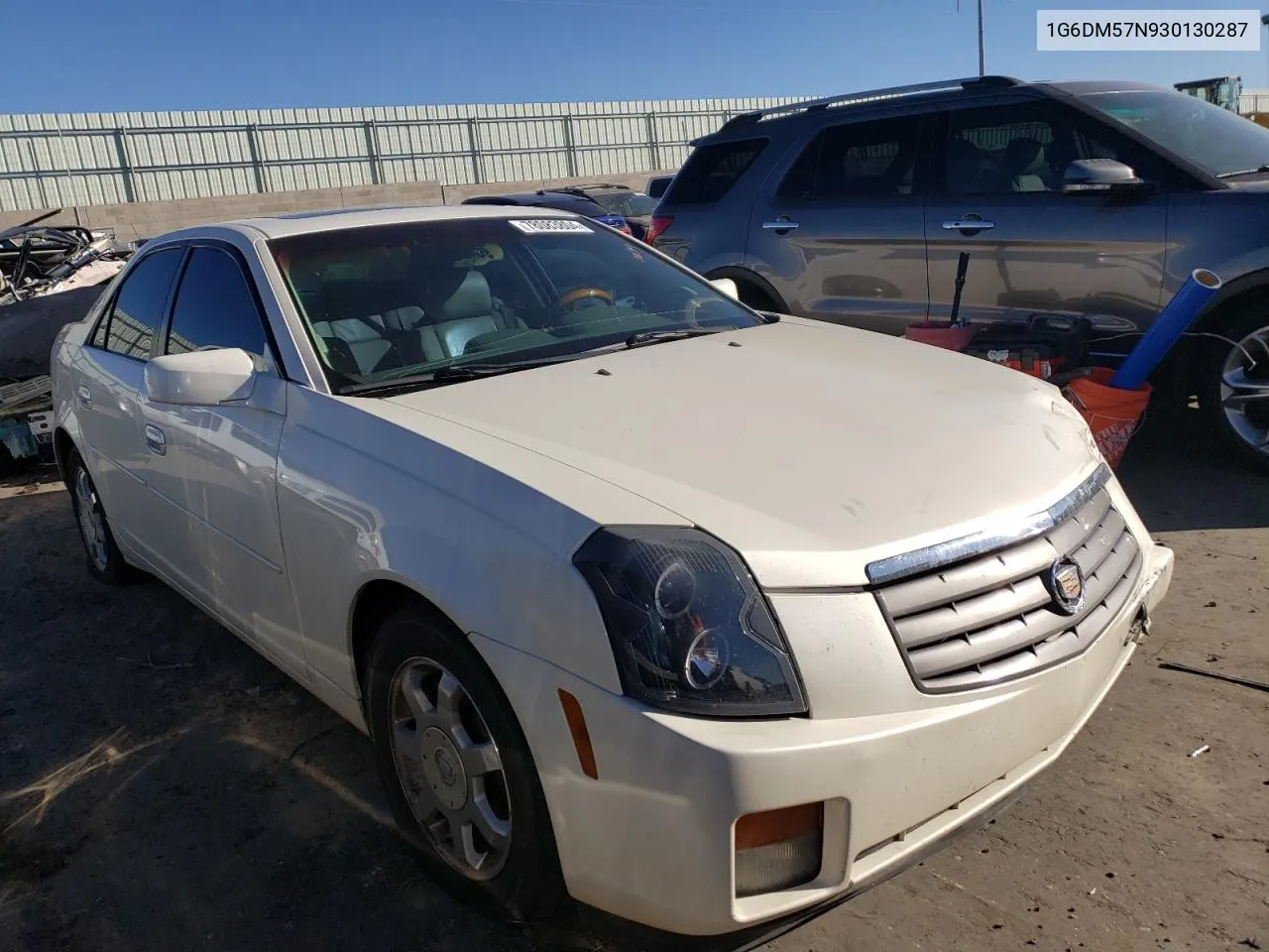 2003 Cadillac Cts VIN: 1G6DM57N930130287 Lot: 78083804