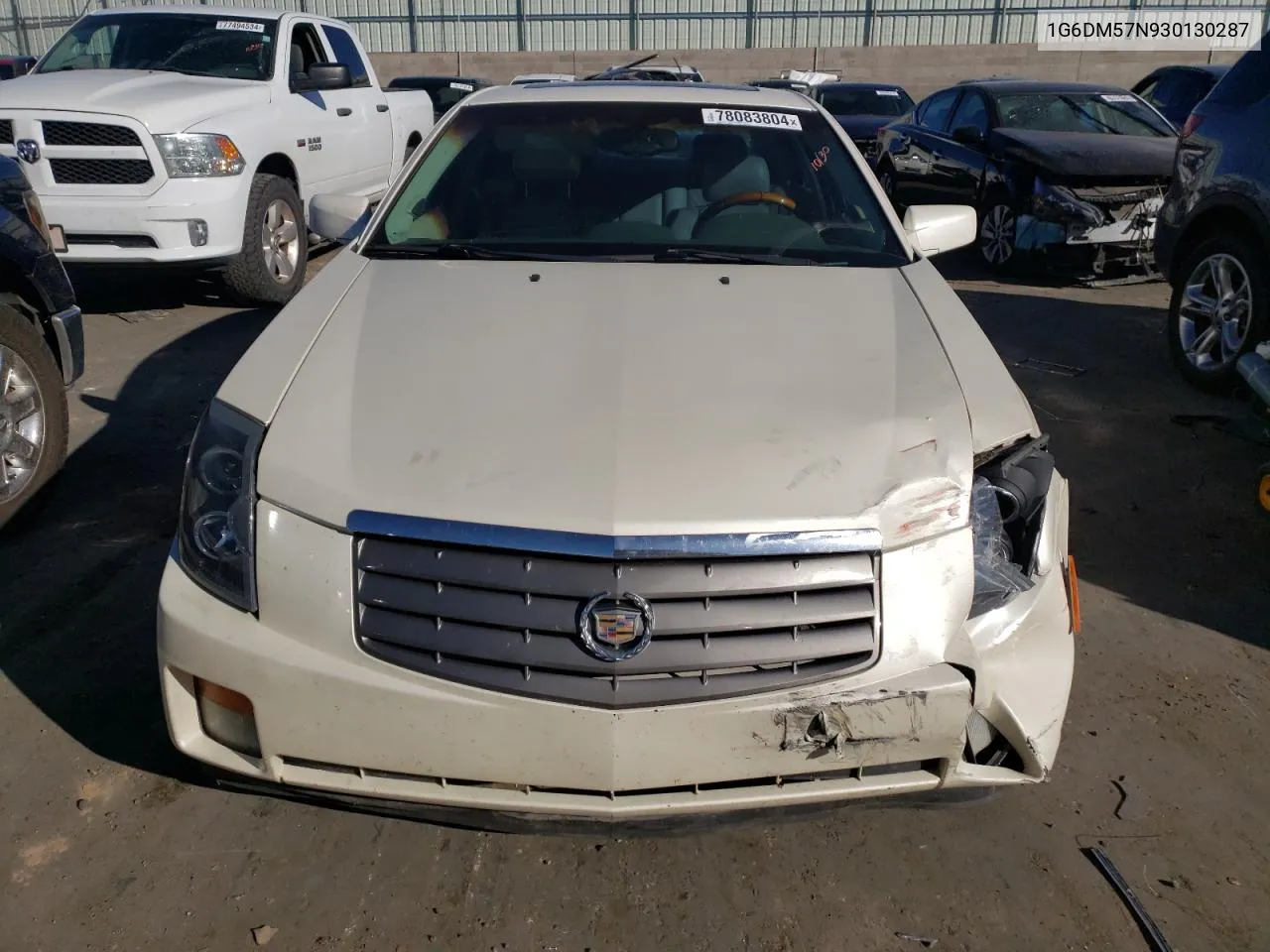 2003 Cadillac Cts VIN: 1G6DM57N930130287 Lot: 78083804