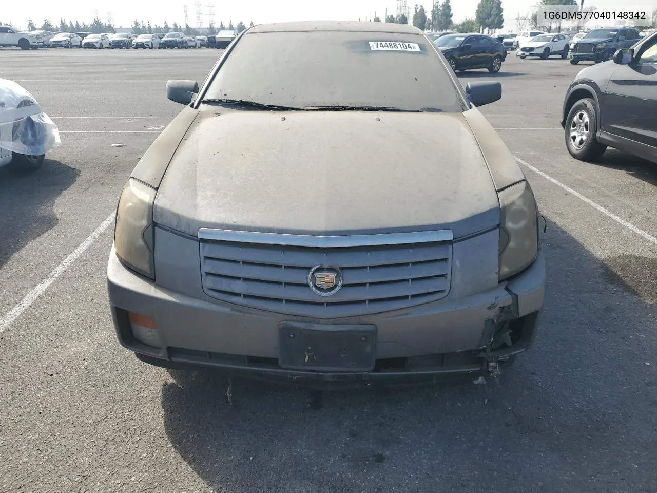 2004 Cadillac Cts VIN: 1G6DM577040148342 Lot: 74488104