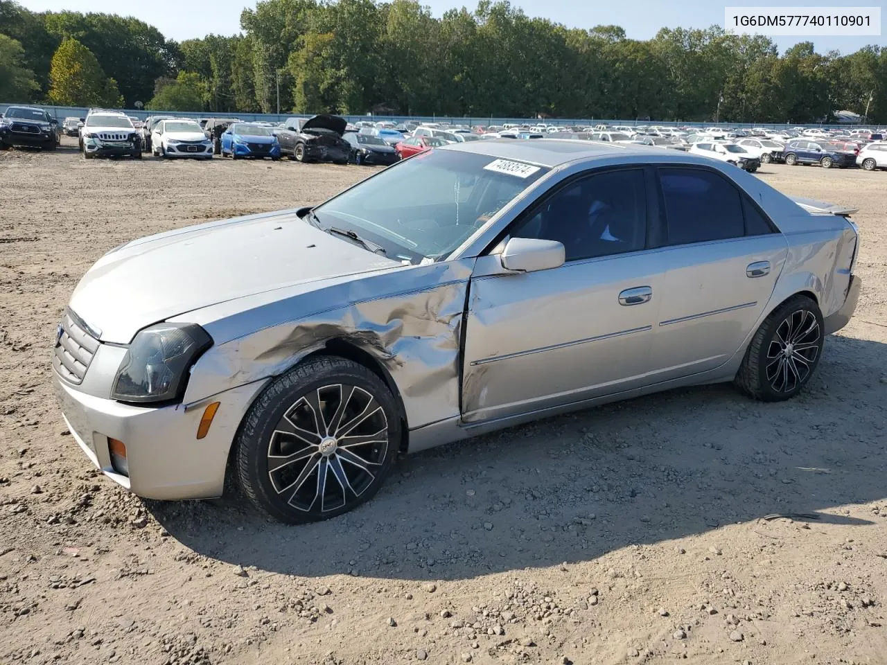 2004 Cadillac Cts VIN: 1G6DM577740110901 Lot: 74883574