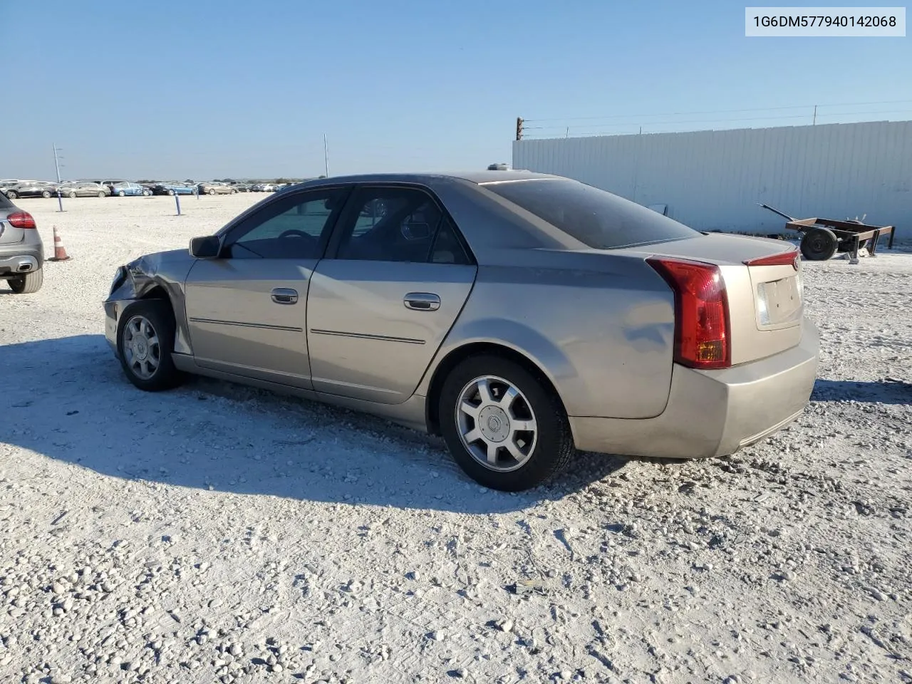 2004 Cadillac Cts VIN: 1G6DM577940142068 Lot: 74938994