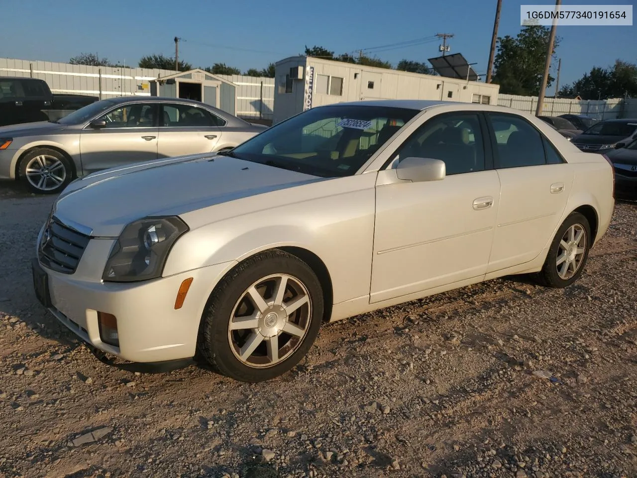 2004 Cadillac Cts VIN: 1G6DM577340191654 Lot: 75236524