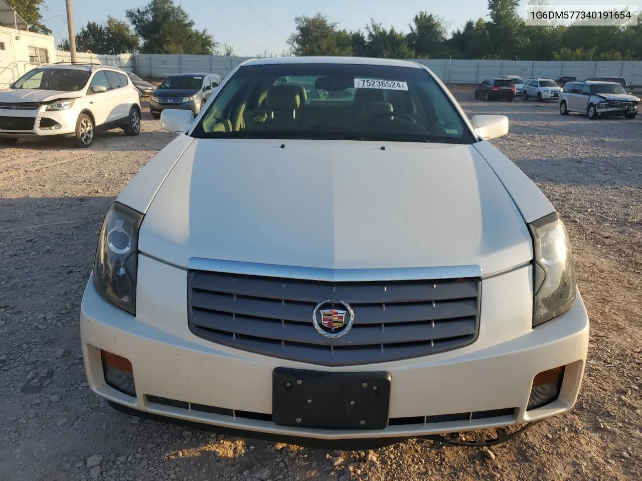 2004 Cadillac Cts VIN: 1G6DM577340191654 Lot: 75236524