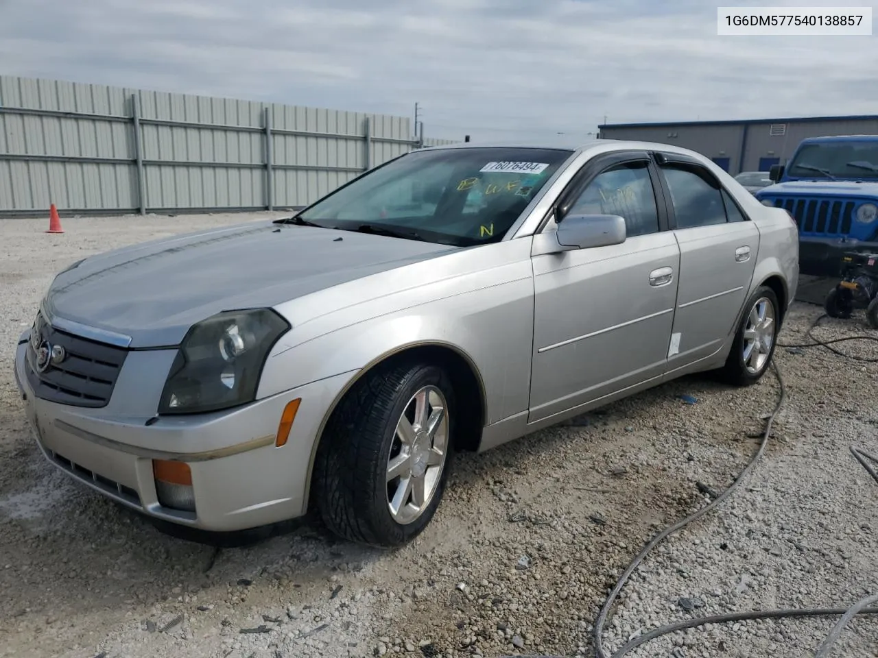 2004 Cadillac Cts VIN: 1G6DM577540138857 Lot: 76076494