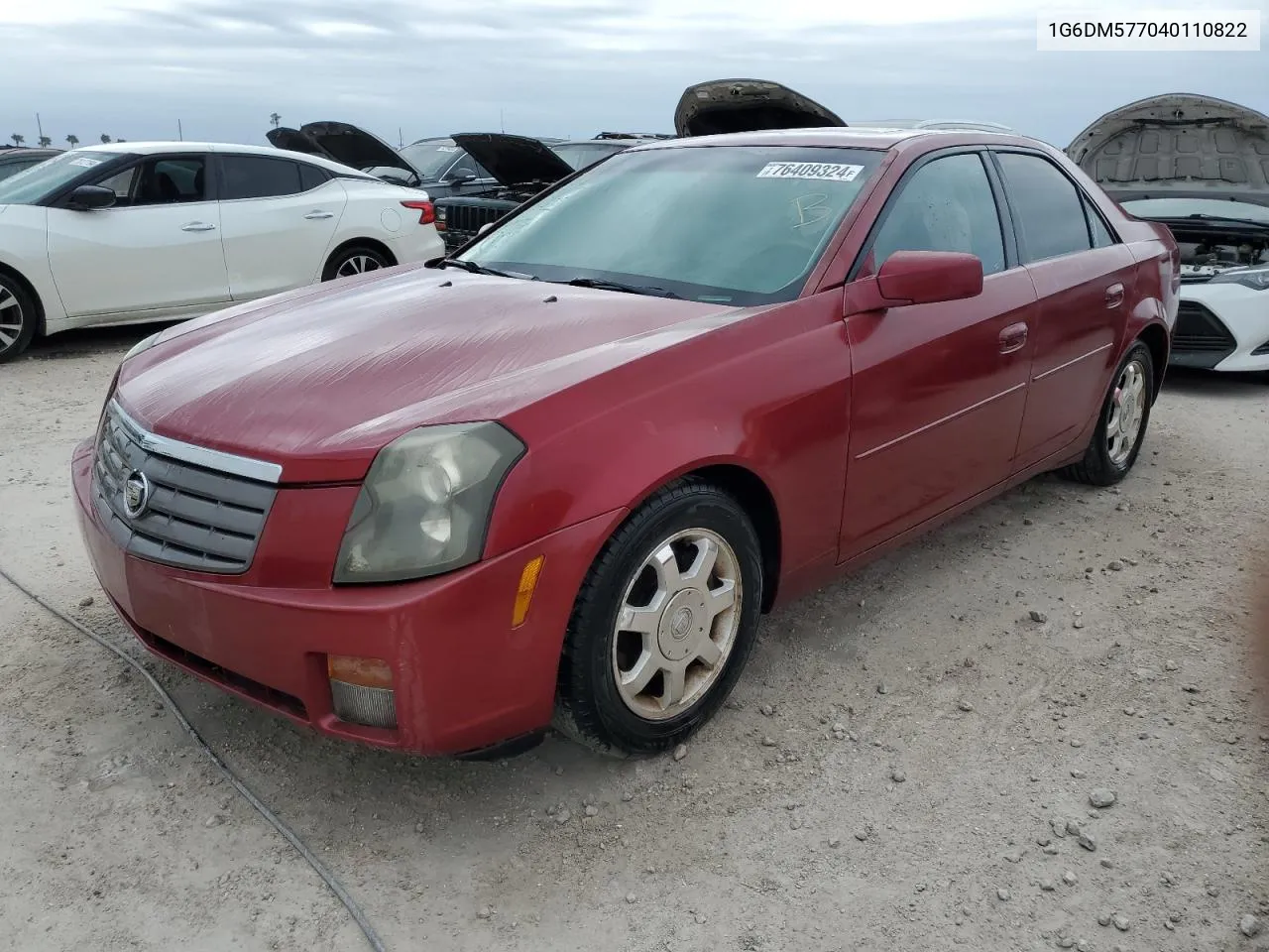 2004 Cadillac Cts VIN: 1G6DM577040110822 Lot: 76409324