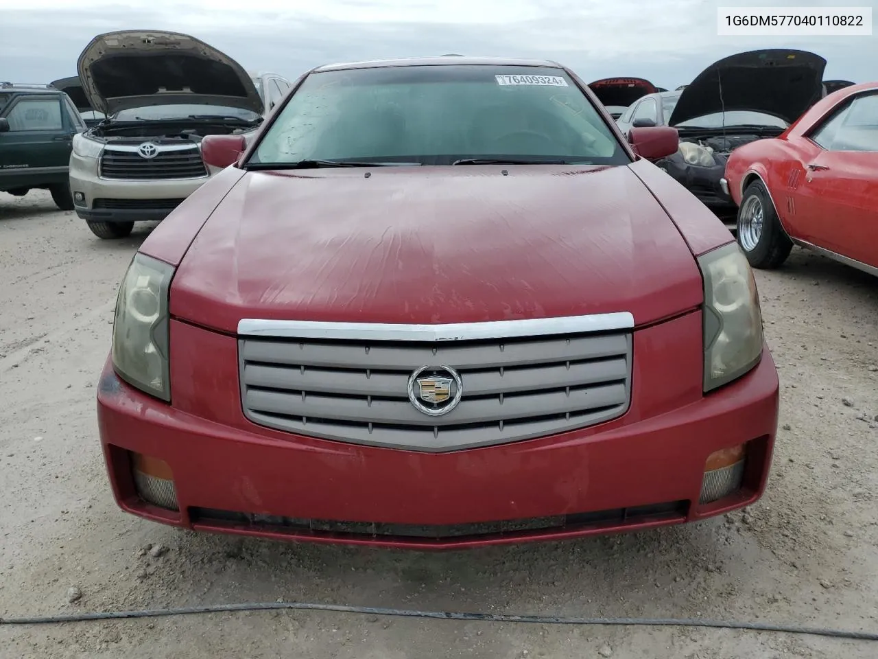 2004 Cadillac Cts VIN: 1G6DM577040110822 Lot: 76409324