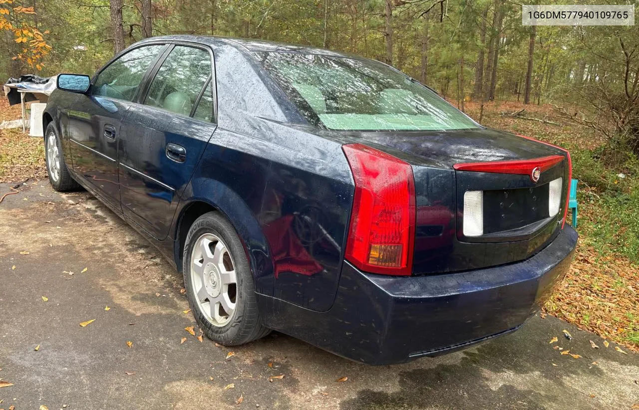 2004 Cadillac Cts VIN: 1G6DM577940109765 Lot: 79450024