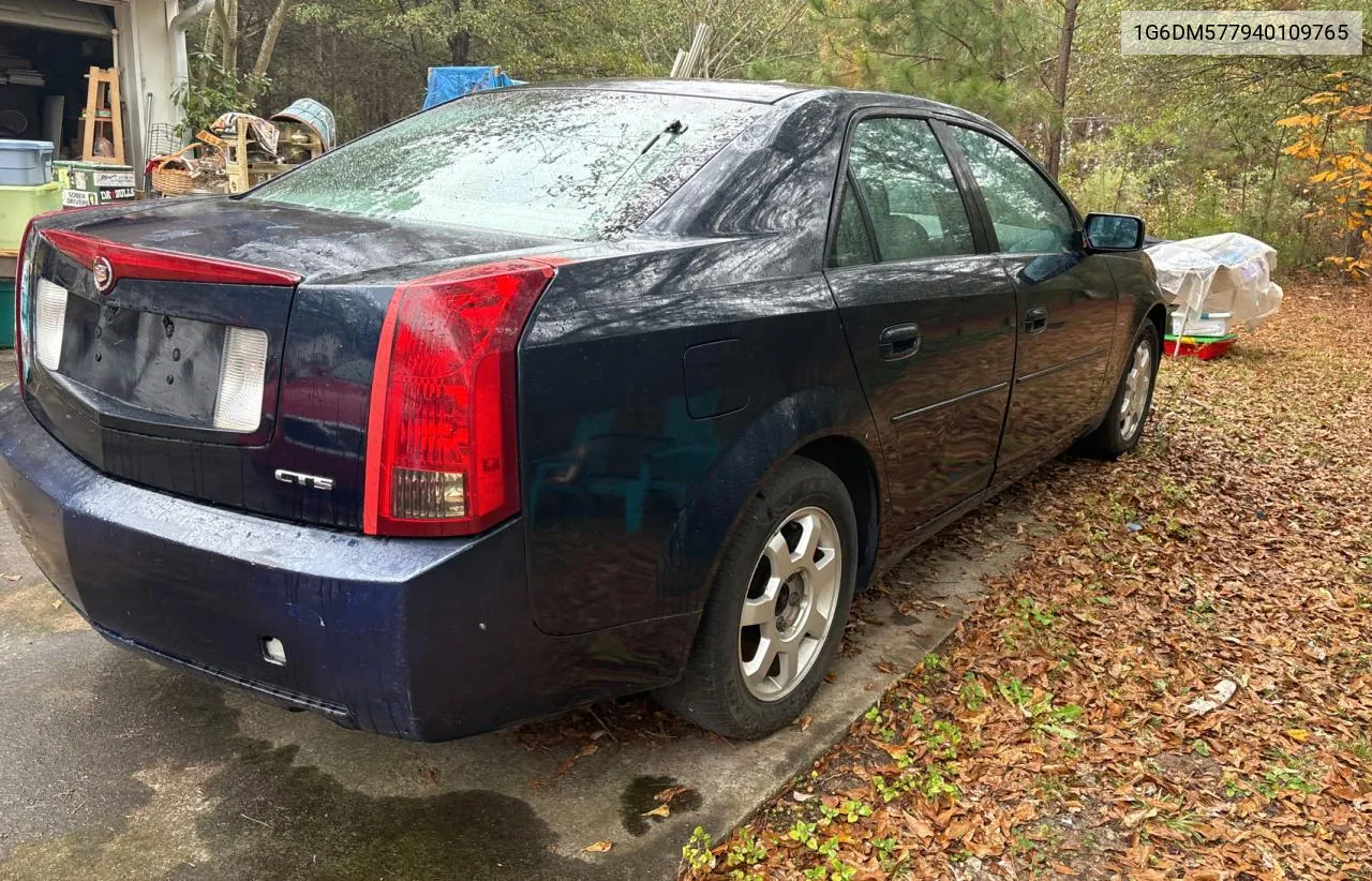 2004 Cadillac Cts VIN: 1G6DM577940109765 Lot: 79450024