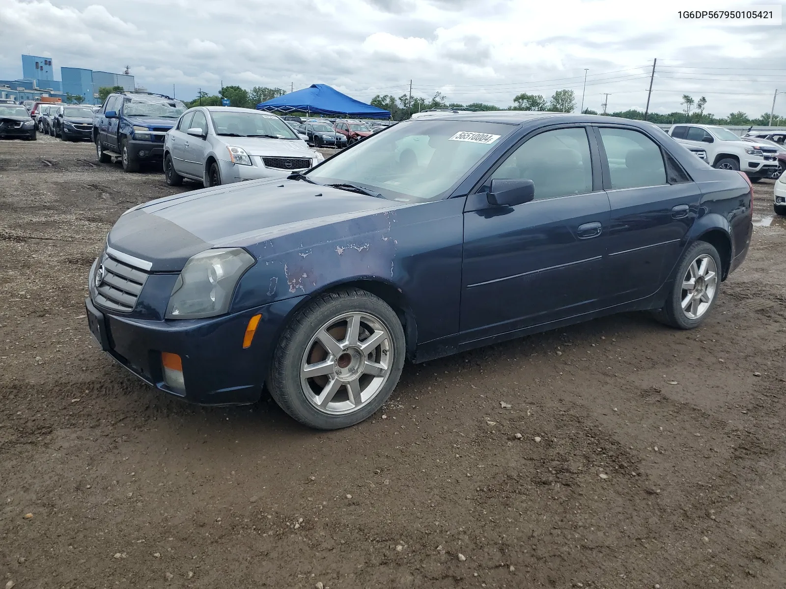 2005 Cadillac Cts Hi Feature V6 VIN: 1G6DP567950105421 Lot: 56510004