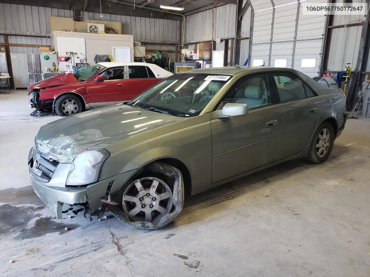 2005 Cadillac Cts Hi Feature V6 VIN: 1G6DP567750172647 Lot: 57131944