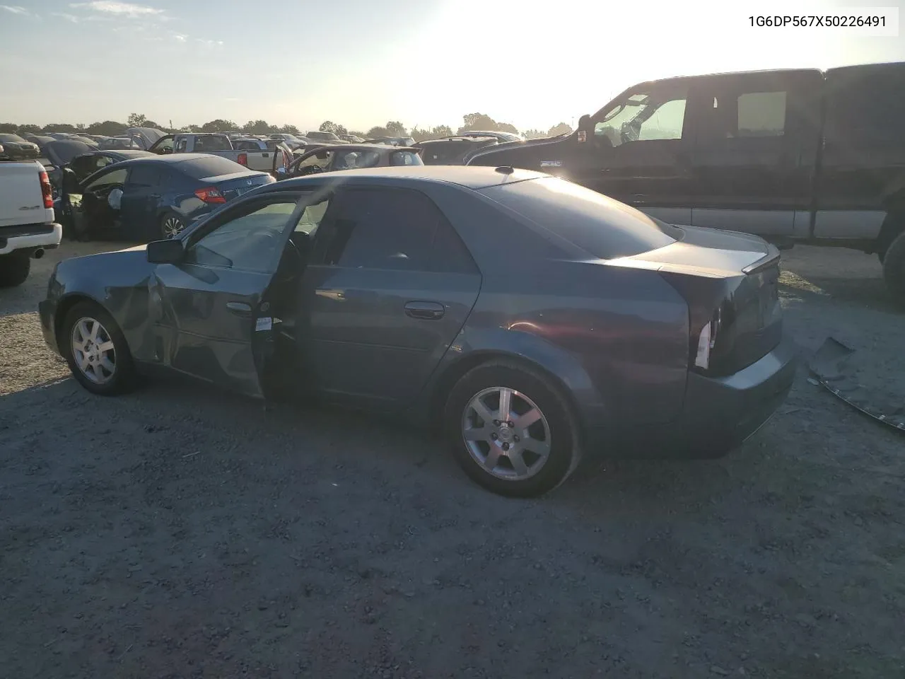 2005 Cadillac Cts Hi Feature V6 VIN: 1G6DP567X50226491 Lot: 64026224