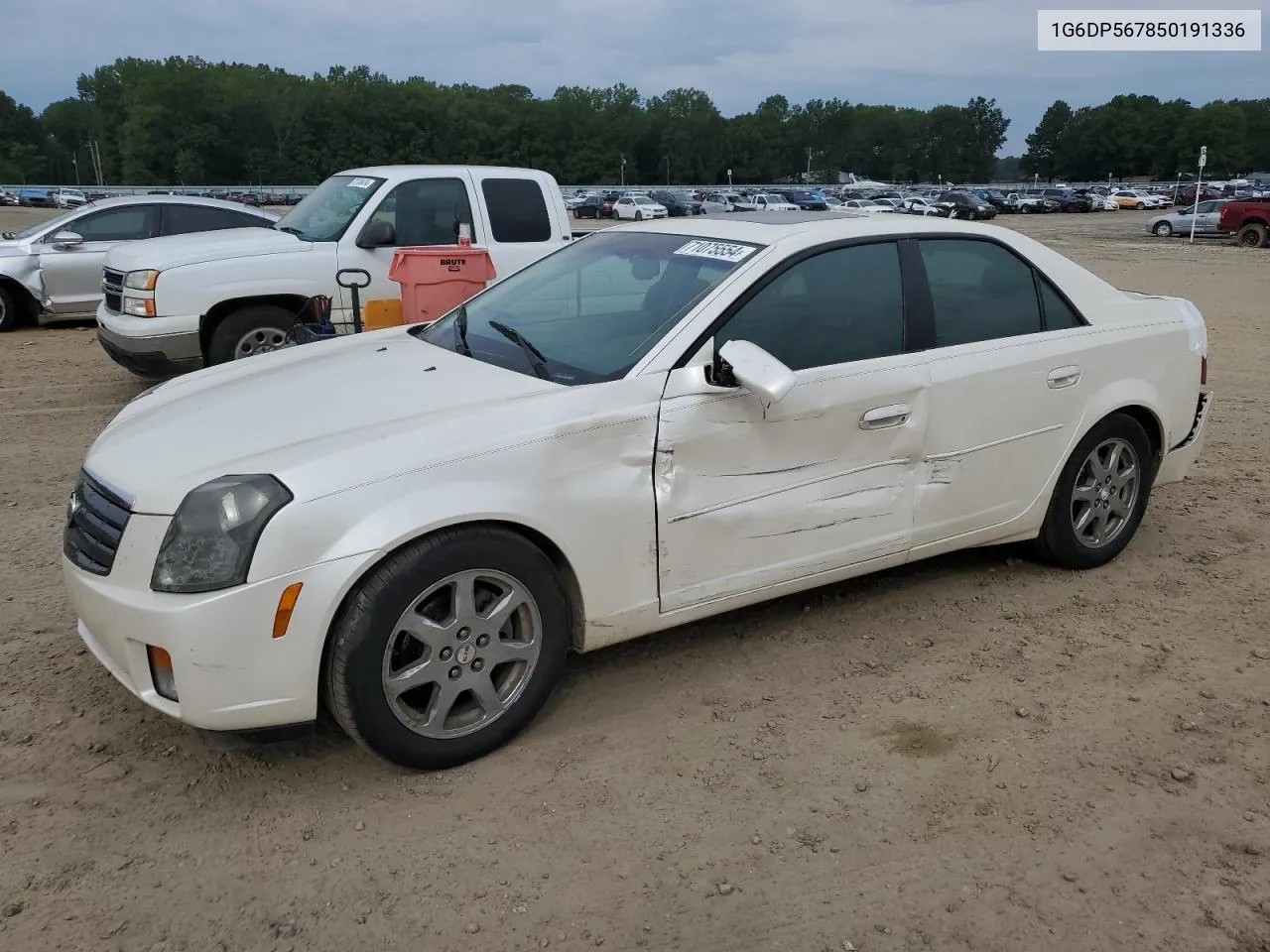 2005 Cadillac Cts Hi Feature V6 VIN: 1G6DP567850191336 Lot: 71075554