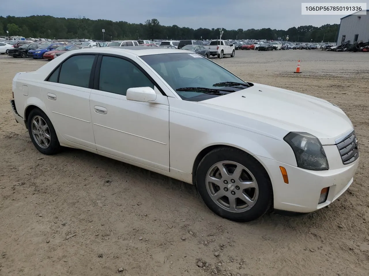 2005 Cadillac Cts Hi Feature V6 VIN: 1G6DP567850191336 Lot: 71075554