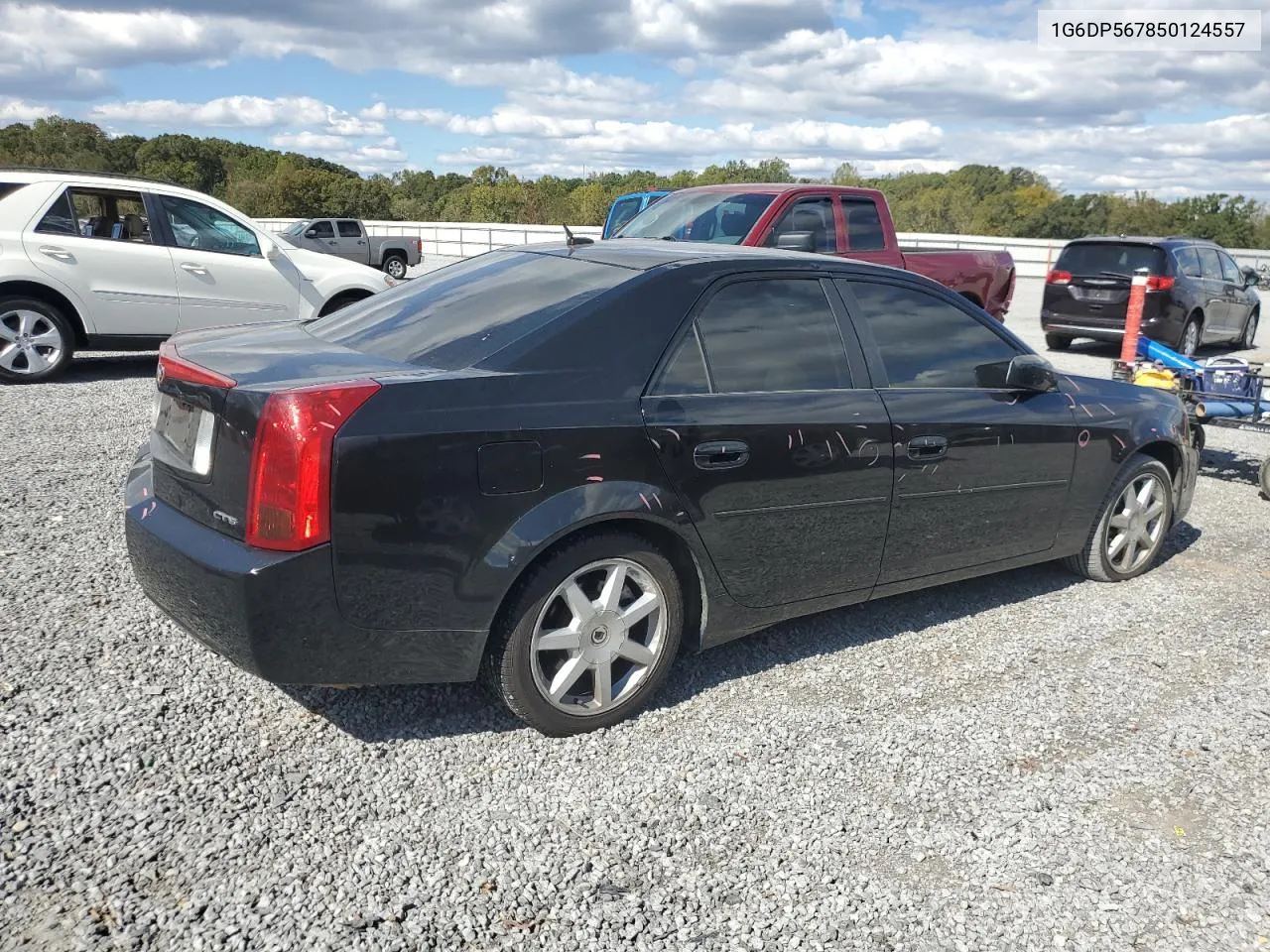 2005 Cadillac Cts Hi Feature V6 VIN: 1G6DP567850124557 Lot: 76398794