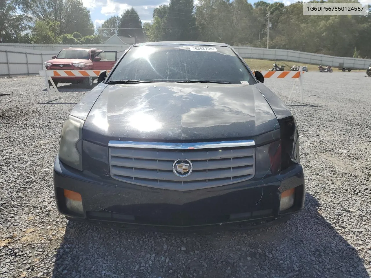 2005 Cadillac Cts Hi Feature V6 VIN: 1G6DP567850124557 Lot: 76398794