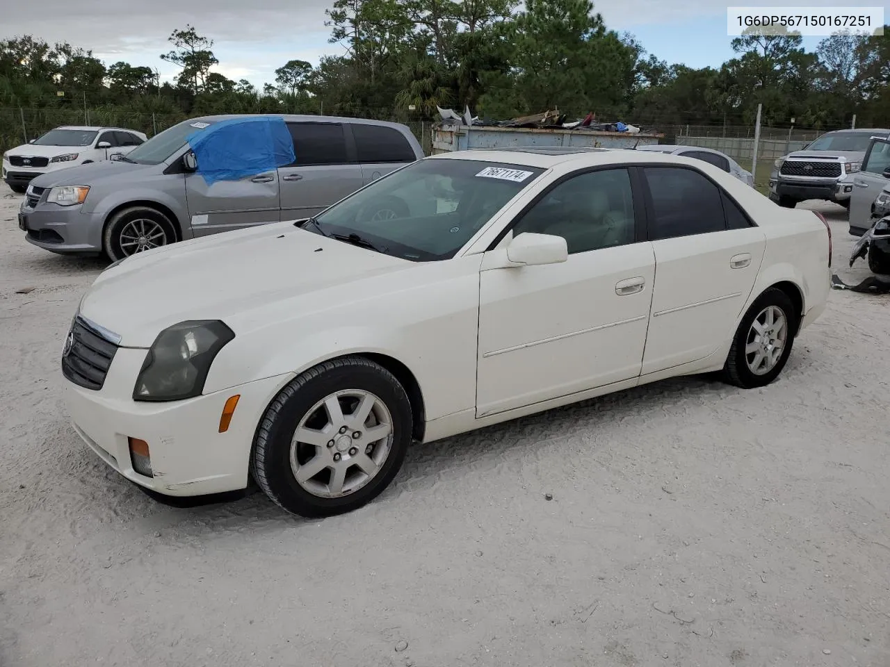 2005 Cadillac Cts Hi Feature V6 VIN: 1G6DP567150167251 Lot: 76671174