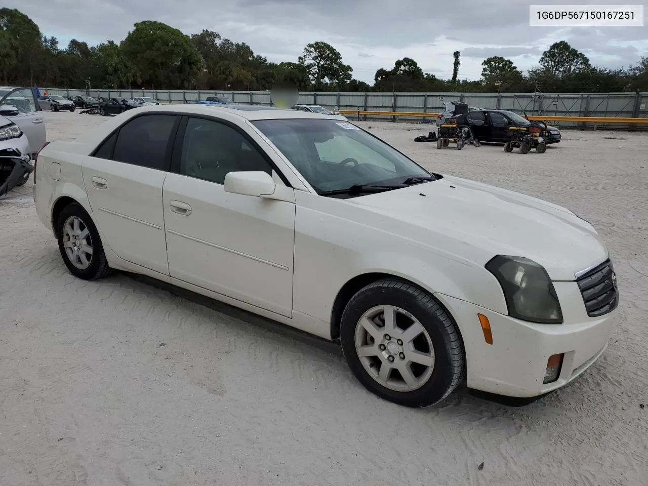 2005 Cadillac Cts Hi Feature V6 VIN: 1G6DP567150167251 Lot: 76671174