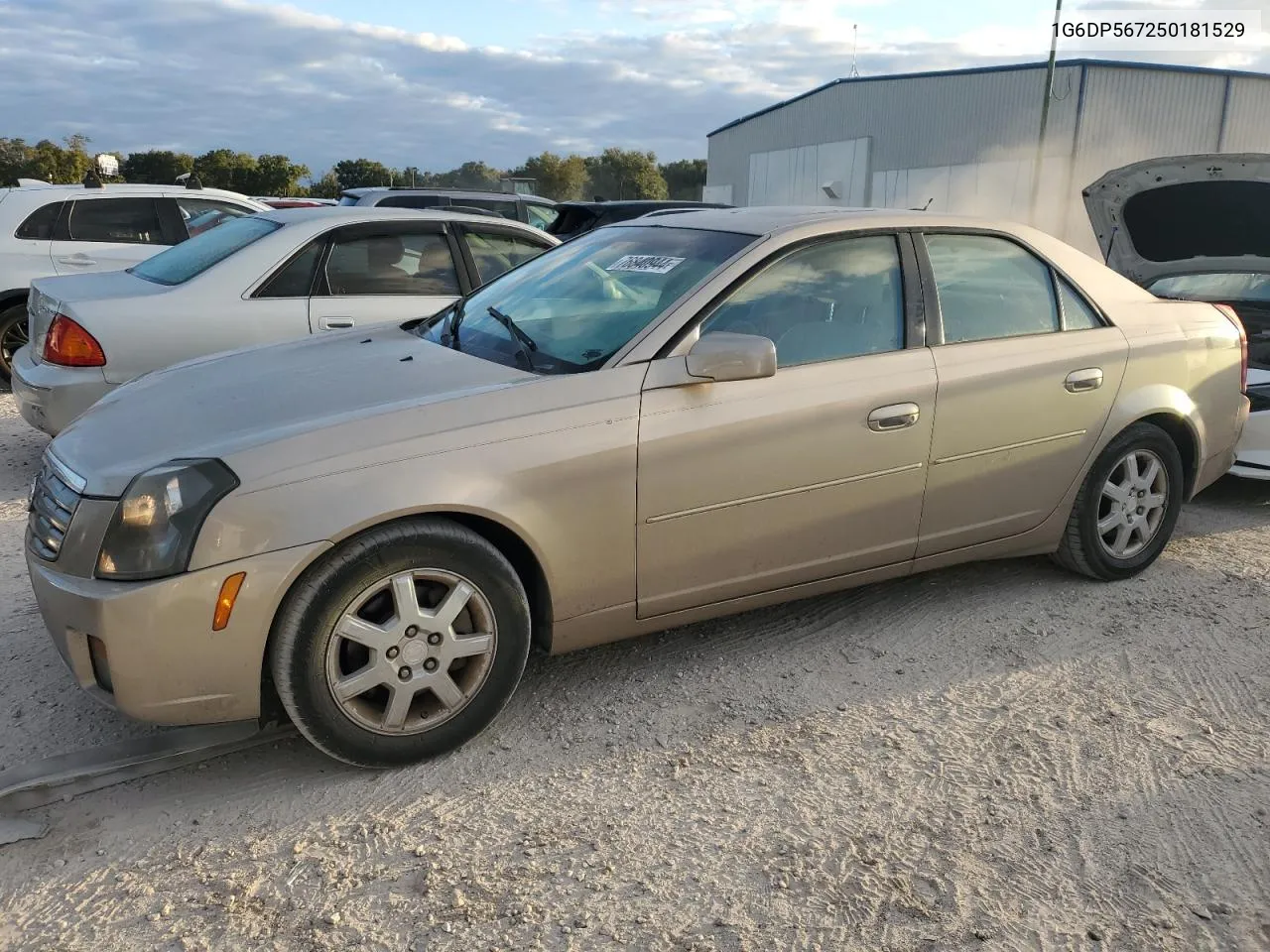 2005 Cadillac Cts Hi Feature V6 VIN: 1G6DP567250181529 Lot: 76840944