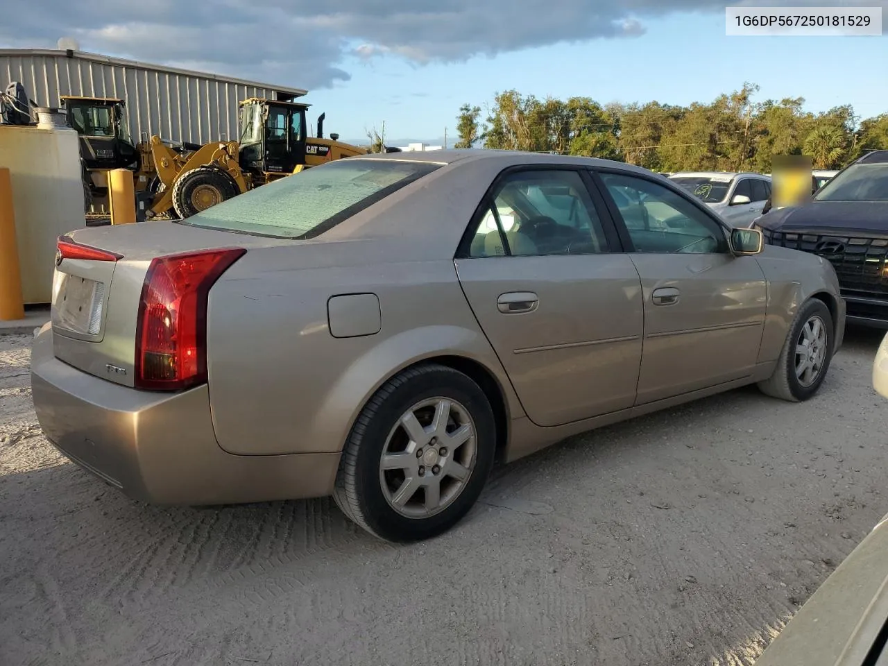 2005 Cadillac Cts Hi Feature V6 VIN: 1G6DP567250181529 Lot: 76840944