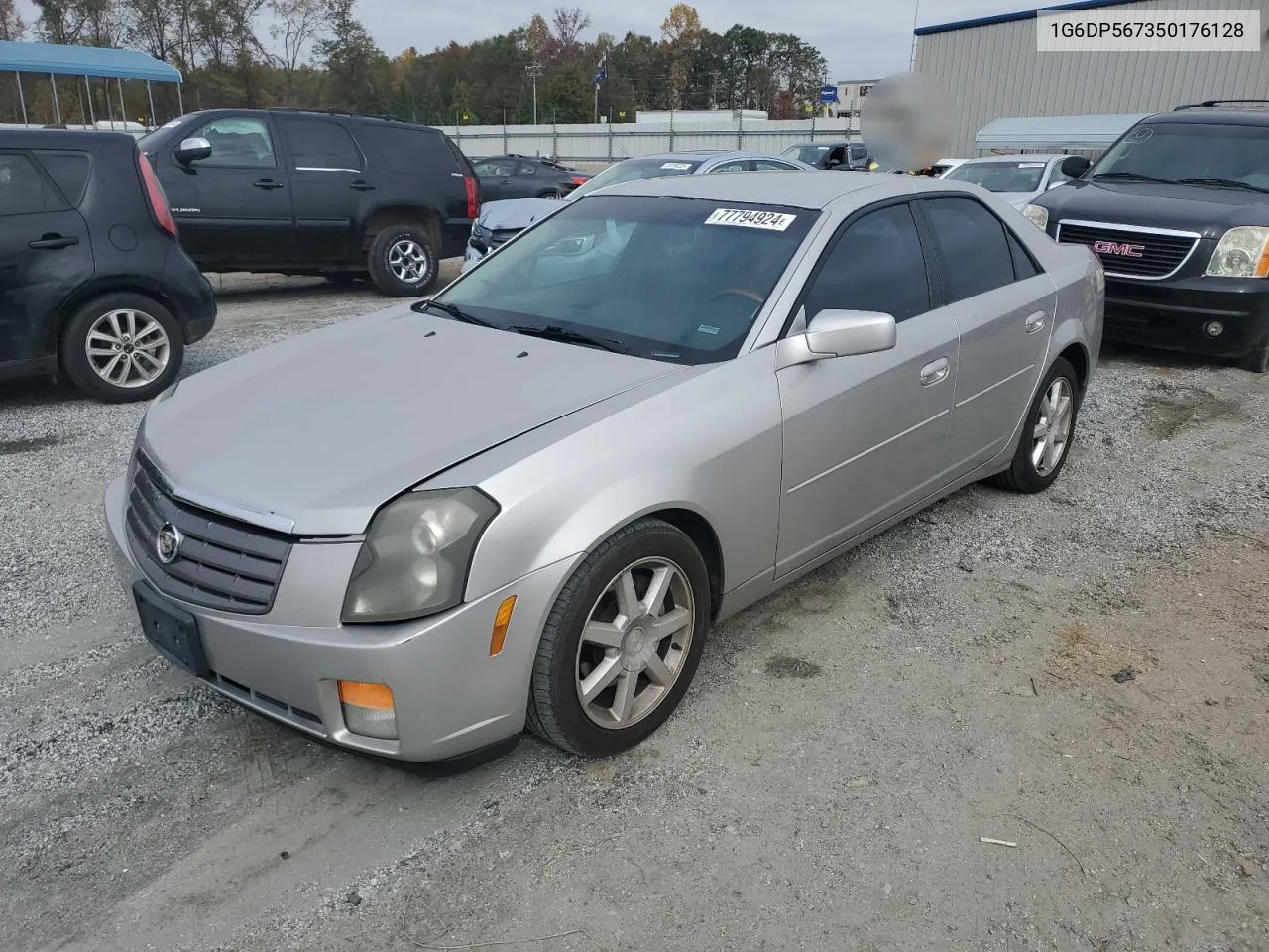 2005 Cadillac Cts Hi Feature V6 VIN: 1G6DP567350176128 Lot: 77794924