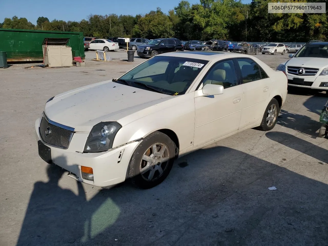 2006 Cadillac Cts Hi Feature V6 VIN: 1G6DP577960119643 Lot: 71183574